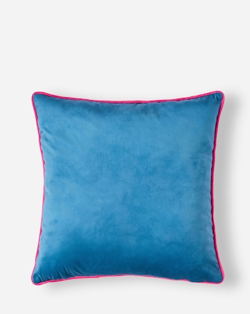 Oriental Birds Velvet Printed Cushion