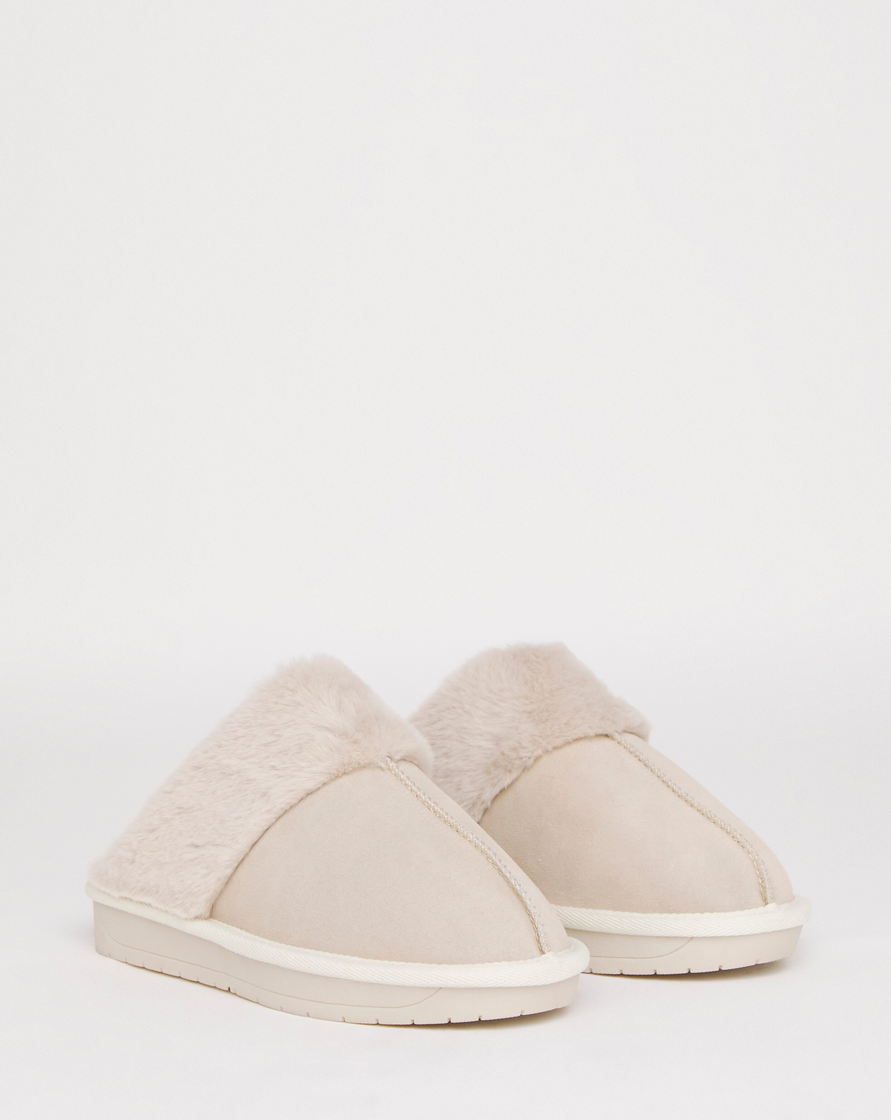 Albza Suede Closed Toe Slippers - Wide Fit (E) | JD Williams