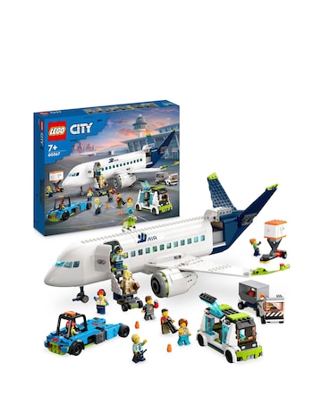 LEGO City Passenger Aeroplane Toy & 4 Airport Vehicles 60367