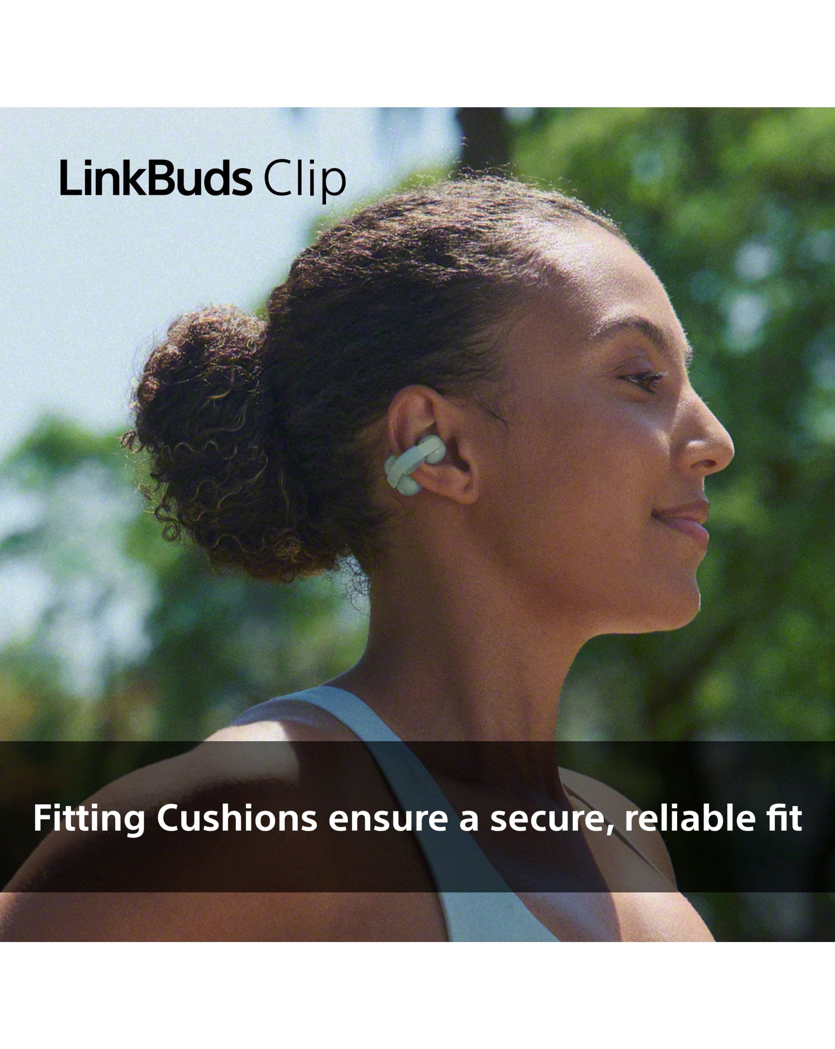 Sony LinkBuds Clip Open-Ear True Wireless Earbuds - Black | JD