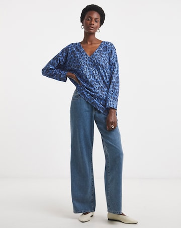 Soft Touch V Neck Longline Top