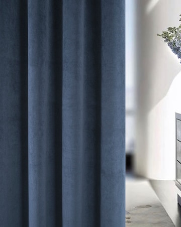 Oxford 100% Blackout Pencil Pleat Velvet Curtain