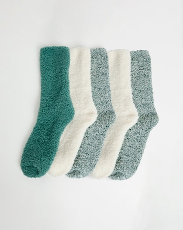 Pretty Secrets (5 Pair Pack) Fluffy Socks