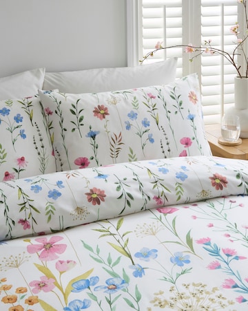 Julipa Balmoral Floral Cotton Blend Duvet Set
