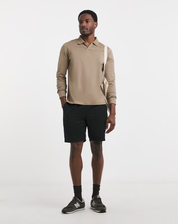 Linen Blend Elasticated Drawcord Short