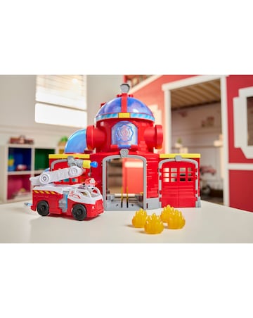 Paw Patrol Fire Rescue Command Centre with Marshall Figure