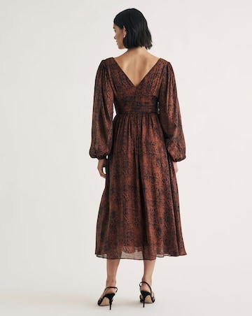 Nobody's Child Aine Midi Snake Dress