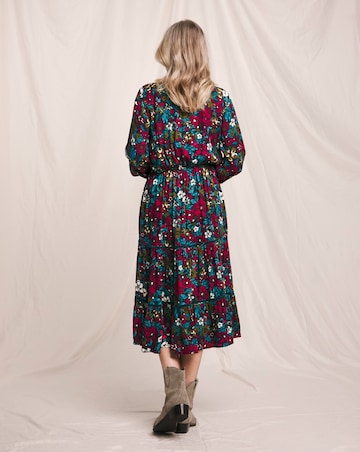 Julipa Printed Floral Midi Dress
