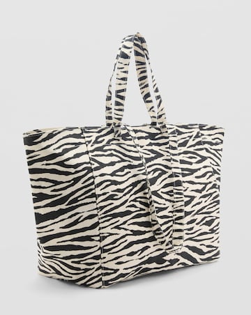 Mango Zebra Tote Bag