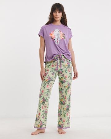 Joe Browns Garden Craft Pyjama Set Floral Print
