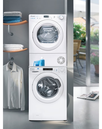 Candy Smart CSEH8A2LE 8kg Heat Pump Tumble Dryer White + Install