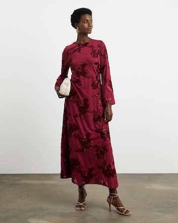Joanna Hope Textured Floral Dress