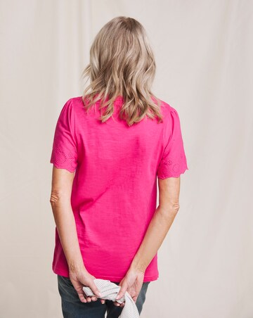 Julipa Broderie Sleeve T-Shirt