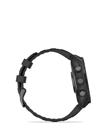 Garmin Fenix 8 47mm Amoled Smart Watch - Slate Grey with Black Silicone Band