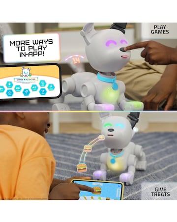 MINTiD DOG-E Interactive Robot Dog with LED Lights and 200+ Sounds & Reactions