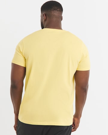 Pure Cotton Crew Neck T-Shirt- Mustard