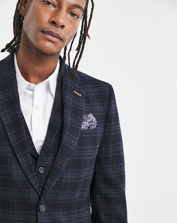 Joe Browns Navy Check Suit Jacket