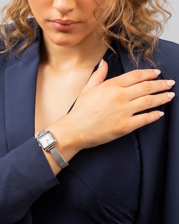 Radley Ladies Polished Silver Square Watch