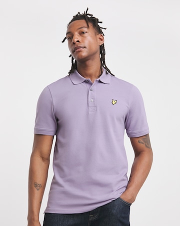 Lyle & Scott Classic Short Sleeve Polo - Purple