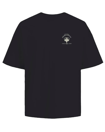 Jack & Jones Dark Side of The Bloom Back Graphic T-Shirt - Black