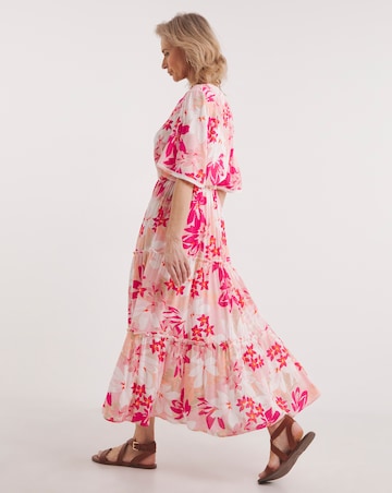 Julipa Tiered Lace Trim Dress