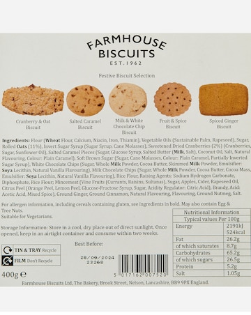 Farmhouse Biscuits Nutcracker Tube & Tin Bundle