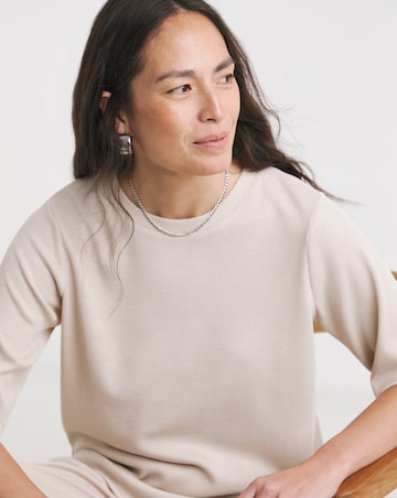 Oatmeal Waffle Boxy T-Shirt