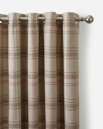 Highland Check Lined Curtains