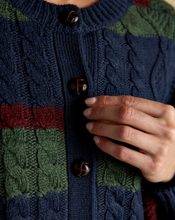 Joules Rafferty Cable Knit Cardigan