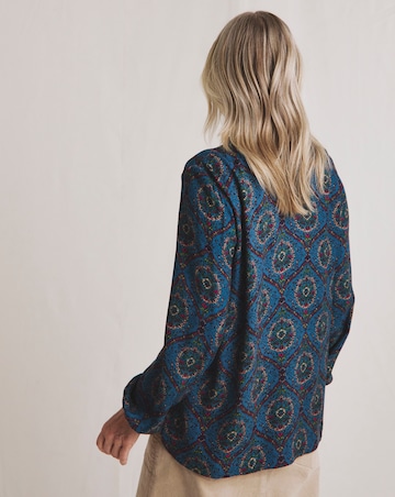 Julipa Moss Crepe Printed Blouse