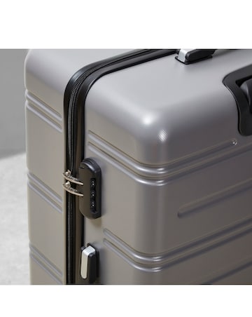 Rock Lisbon Cabin Suitcase - Light Grey