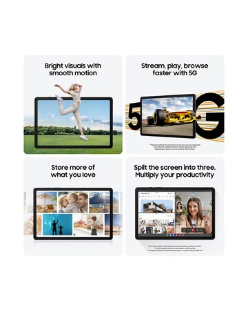 Samsung Galaxy Tab A9+ 11in 128GB WiFi Tablet - Silver