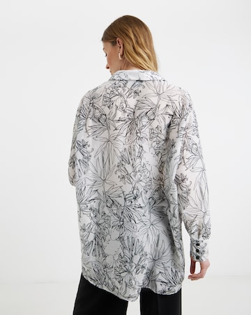 Oversized Voile Shirt