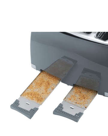 Russell Hobbs 26073 Textured Honeycomb Grey 4 Slice Toaster