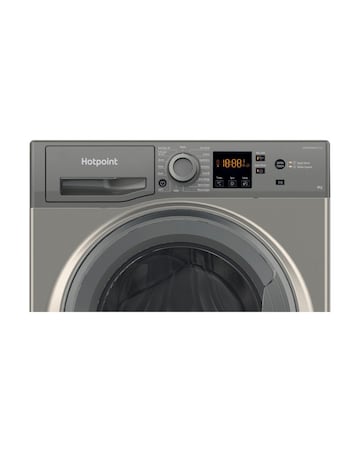 Hotpoint Anti-Stain NSWM 846 GG UK 8kg, 1400rpm Washing Machine - Graphite