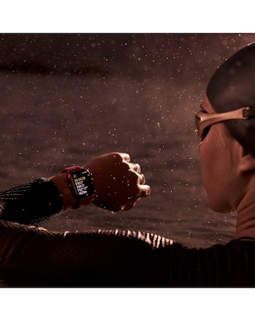 Apple Watch Series 9 Cellular 41mm Midnight Aluminium Case, Sport Band - M/L