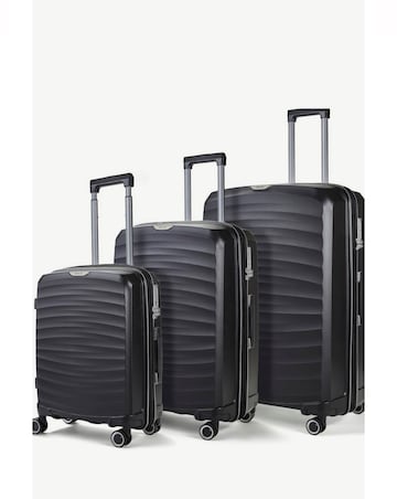 Rock Sunwave 3pc Suitcase Set