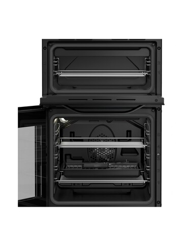 Hotpoint HTE5VCB 50cm Electric Twin Cooker with Ceramic Hob - Black Installation