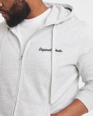 Jack & Jones Norrebro Full Zip Hoodie - Grey