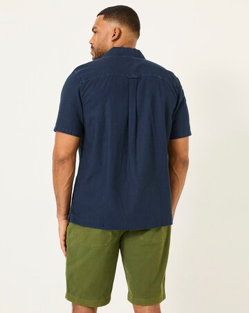 Fatface Stow Garment Dyed Shorts - Green