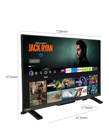 Toshiba 32WF2F53DB 32in Smart VIDAA HD Ready TV with VIDAA Voice