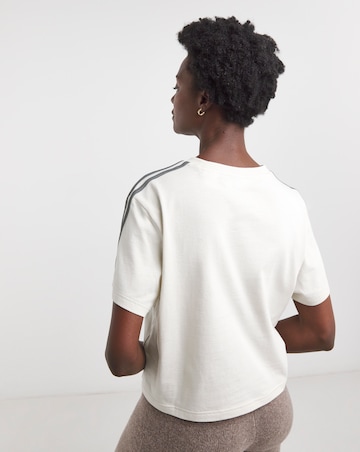 adidas 3 Stripe Crop Top