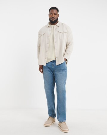 Relaxed Fit T-Shirt- Stone