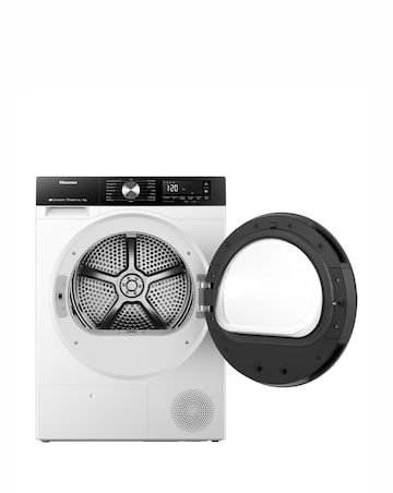 Hisense 3S Series DH3S902BW3 WiFi-enabled 9kg Heat Pump Tumble Dryer - White