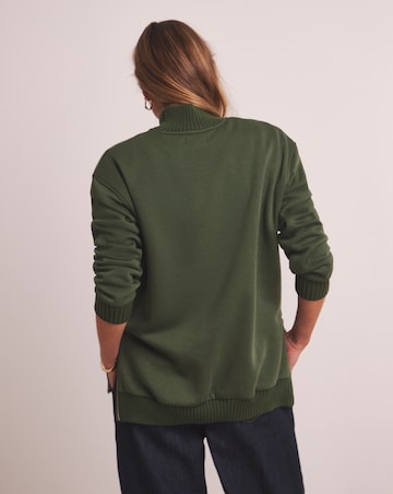 Anthology Heavyweight Rib Side Zip Sweatshirt