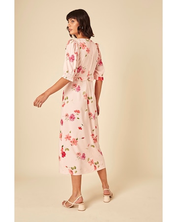 Nobody's Child Felicia Midi Dress Malika Floral Pink