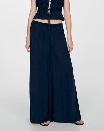 Mango Milos Lyocell Elastic Waistband Trousers