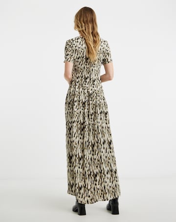 Asymmetric Seam Jersey Maxi Dress
