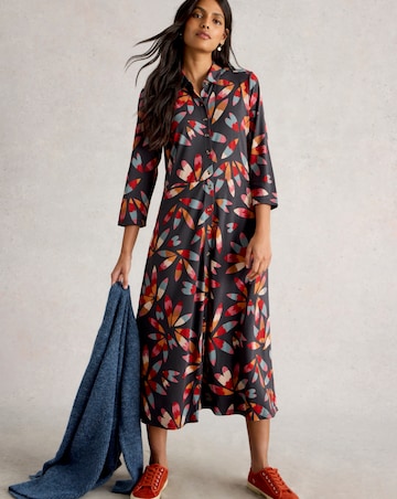 White Stuff Rua Jersey Shirt Dress