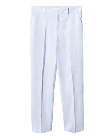 Mango Linen Suit Trousers